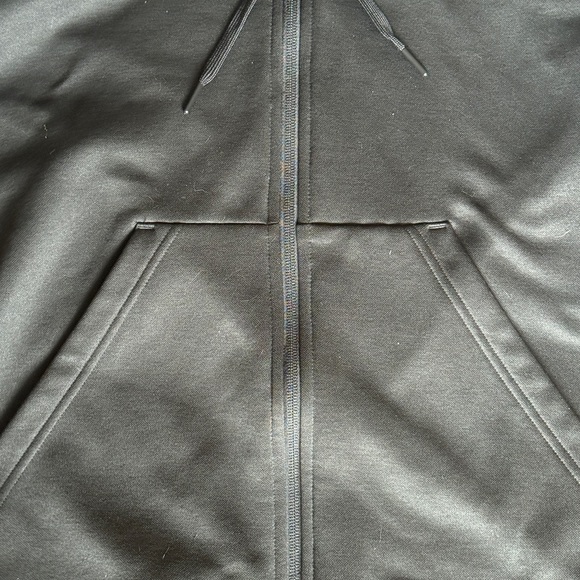 Men’s Adidas Climawarm Black Athletic zip Up Gaiter Neck Hoodie - Picture 7 of 8